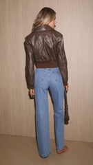Charlie Bomber Jacket - Brown
