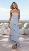 Flora Maxi Dress - Blue