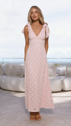 Kalia Maxi Dress - Baby Pink