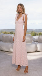 Kalia Maxi Dress - Baby Pink