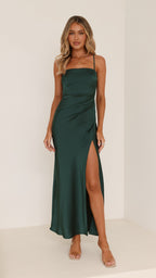 Ilana Maxi Dress - Emerald
