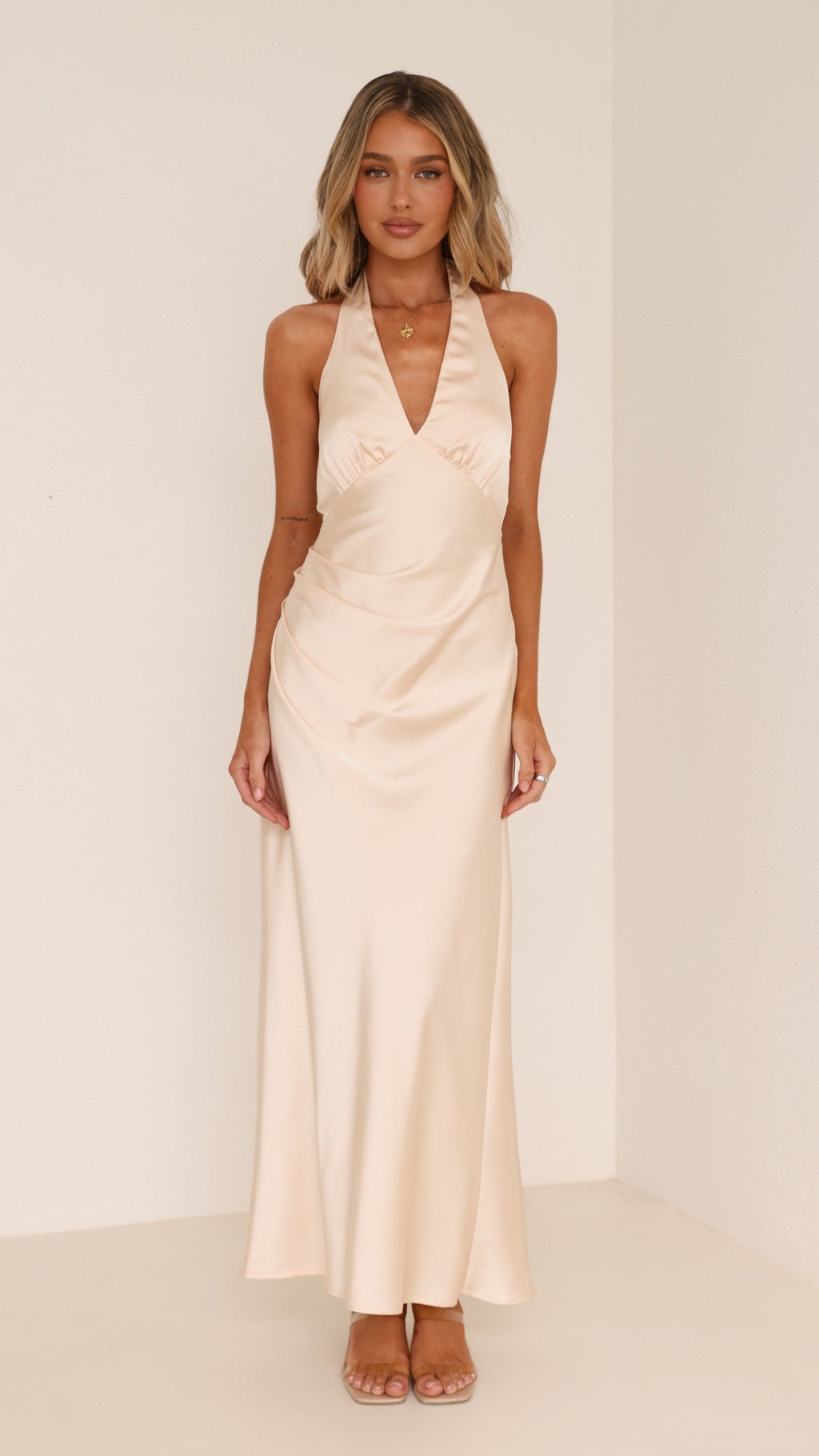 Sylvie Maxi Dress - Soft Gold