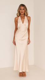 Sylvie Maxi Dress - Soft Gold