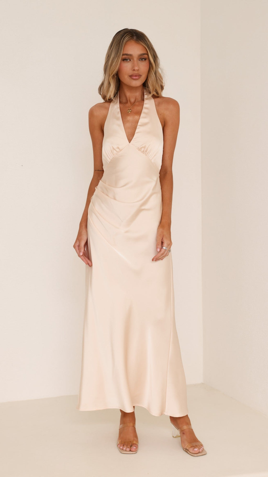 Sylvie Maxi Dress - Soft Gold