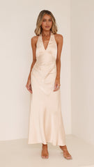 Sylvie Maxi Dress - Soft Gold