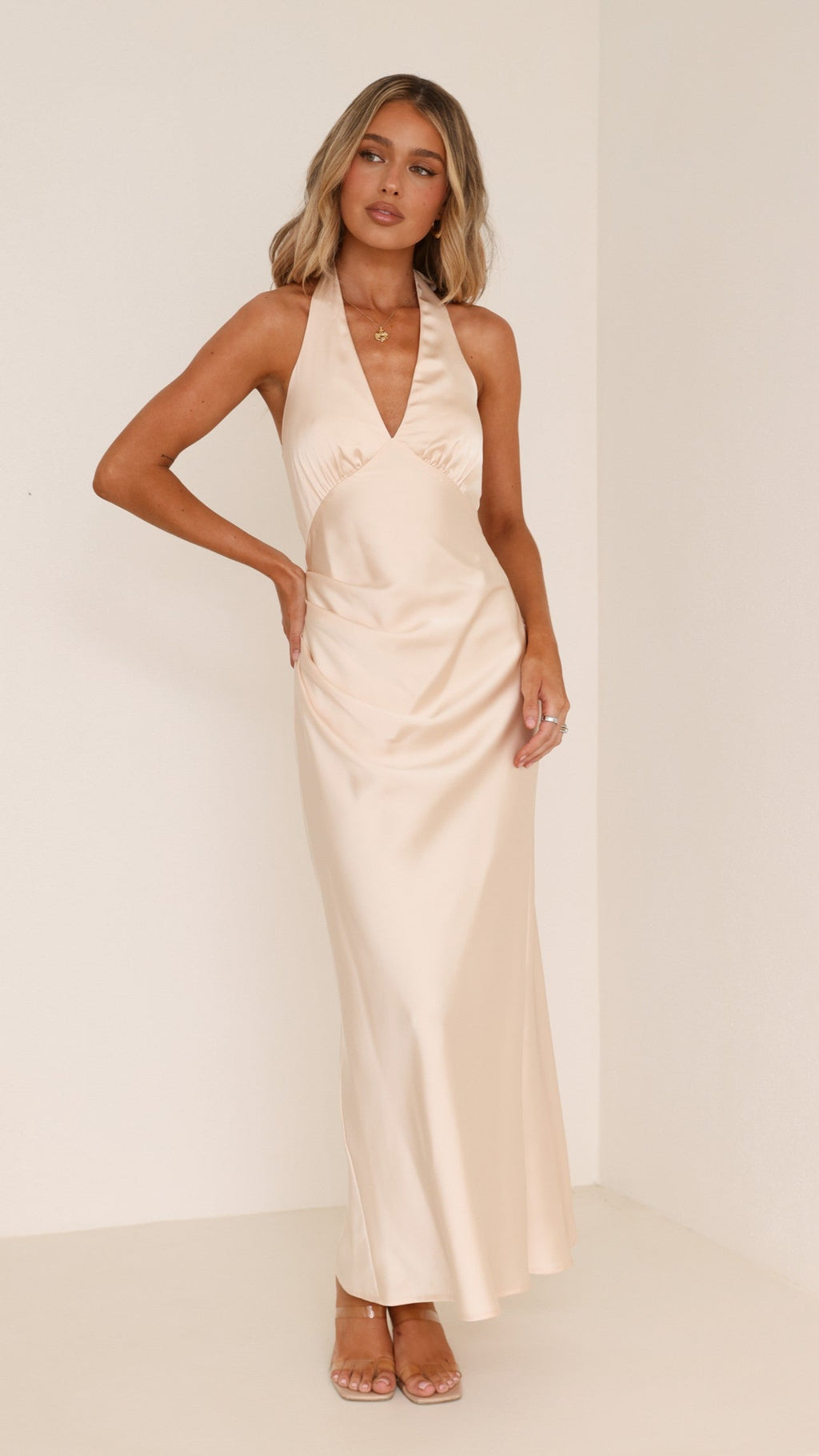 Sylvie Maxi Dress - Soft Gold