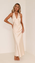 Sylvie Maxi Dress - Soft Gold