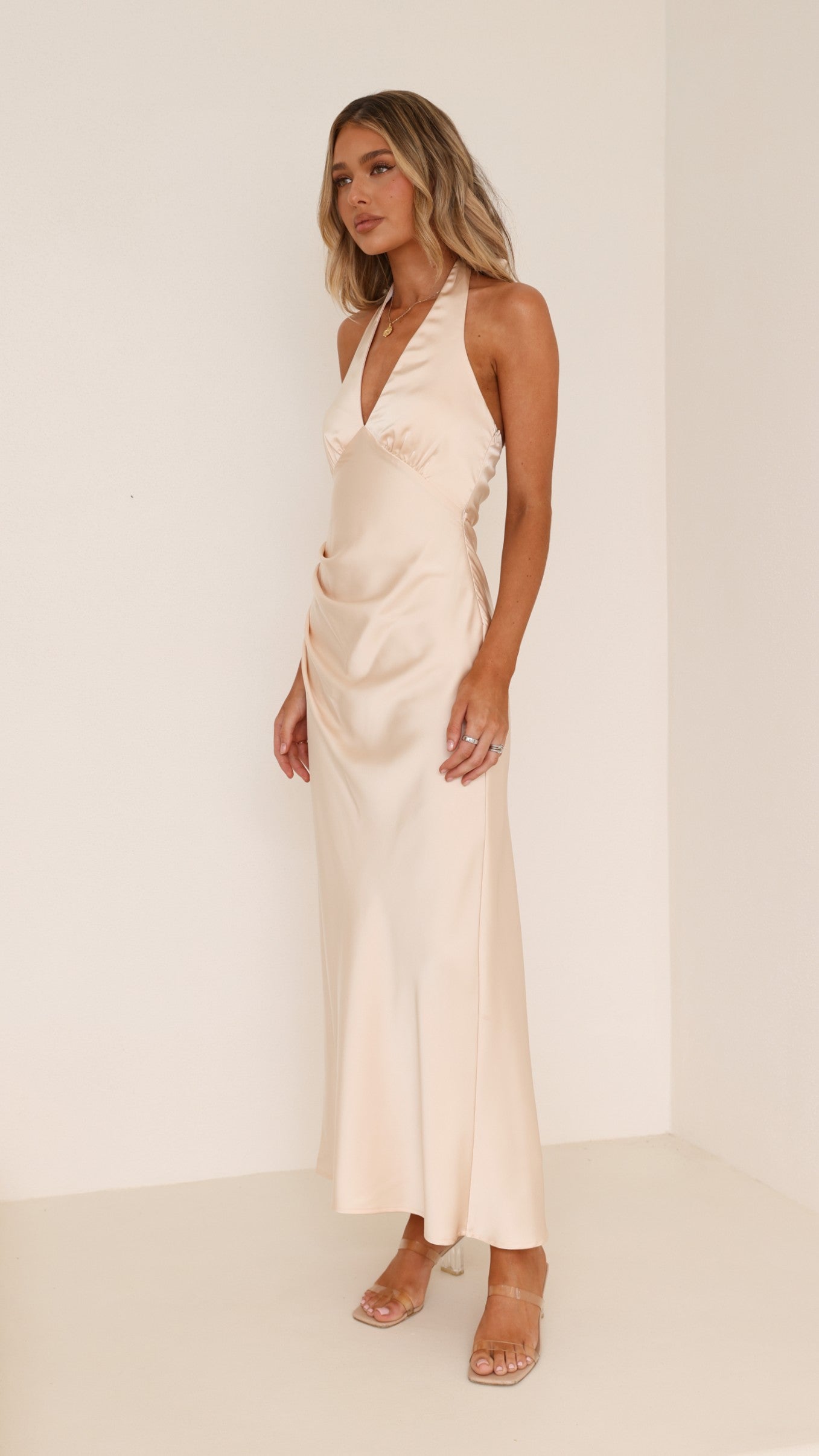Sylvie Maxi Dress - Soft Gold