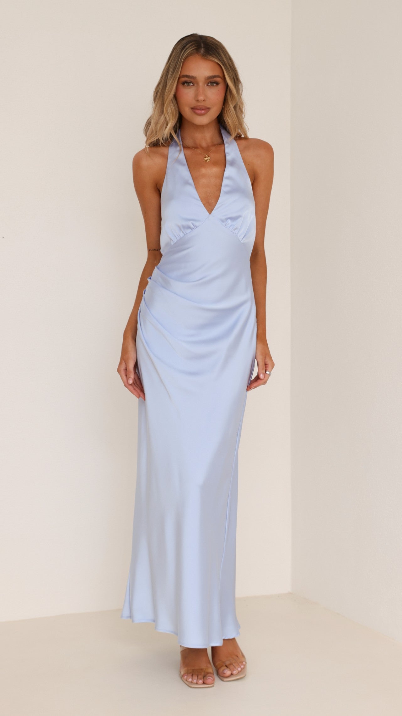 Sylvie Maxi Dress - Blue Bell