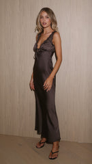 Camila Maxi Dress - Espresso