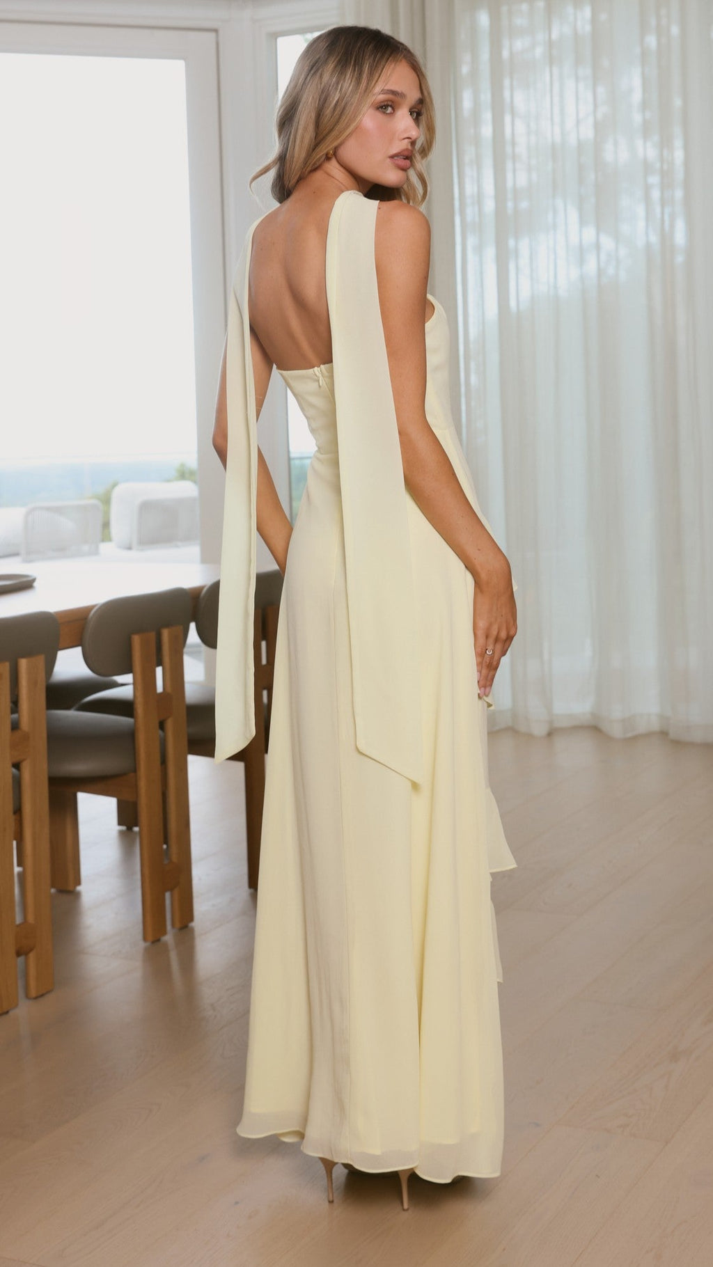 Flora Maxi Dress - Yellow