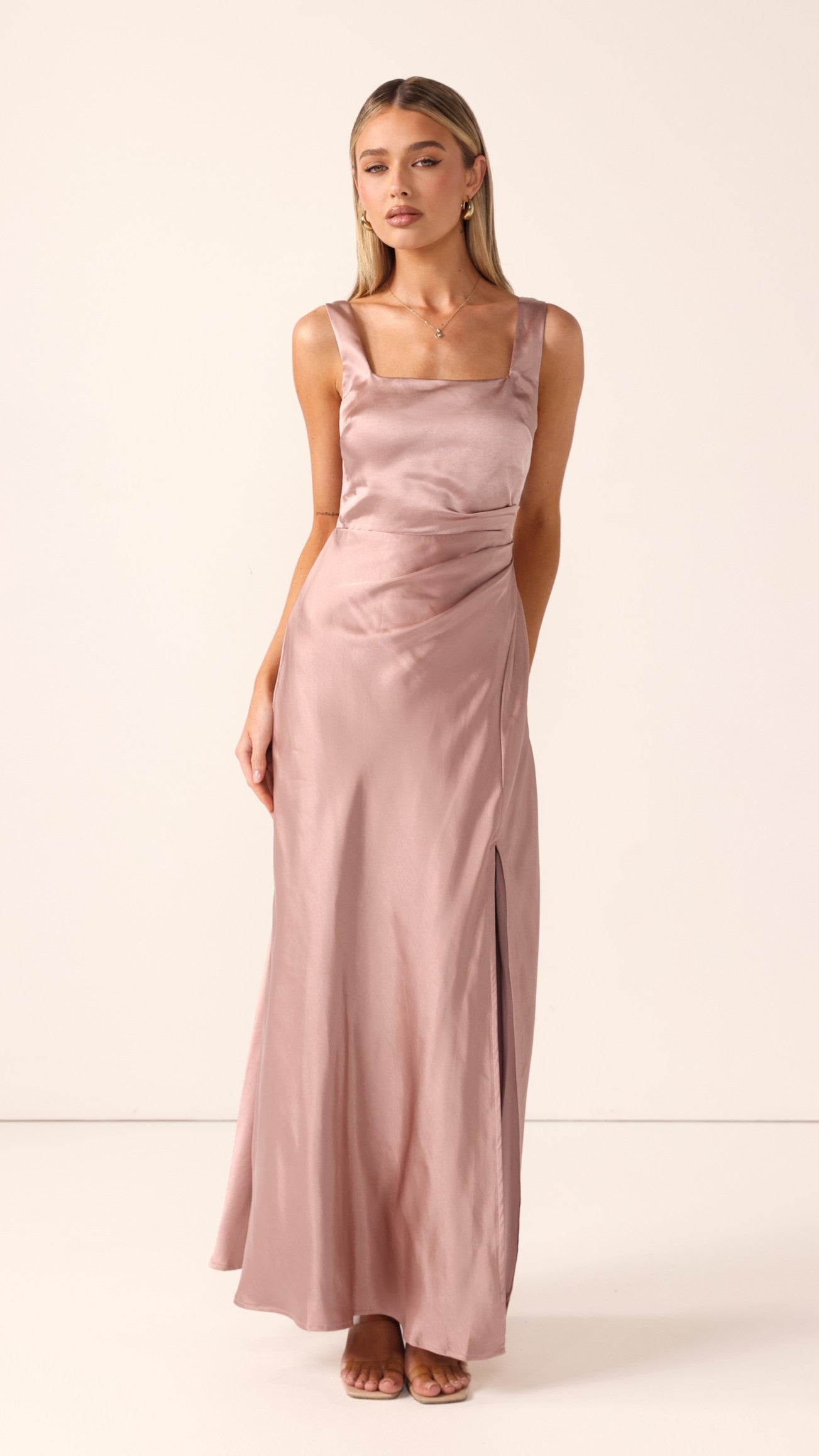 Alaria Maxi Dress - Dusty Pink