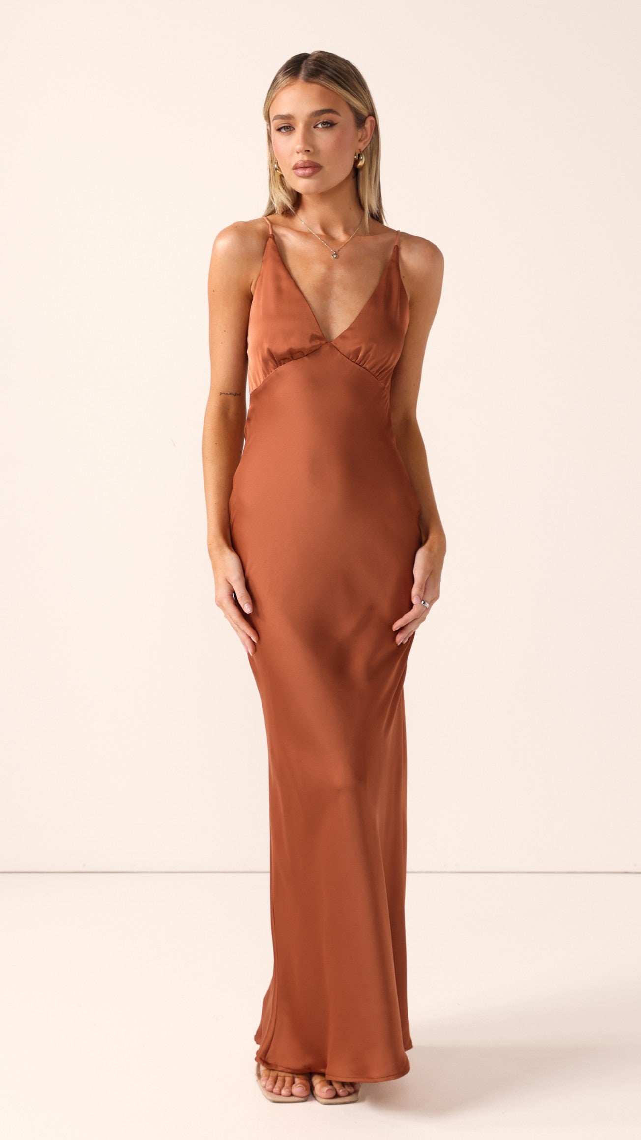 Ziah Maxi Dress - Copper