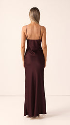 Ziah Maxi Dress - Chocolate