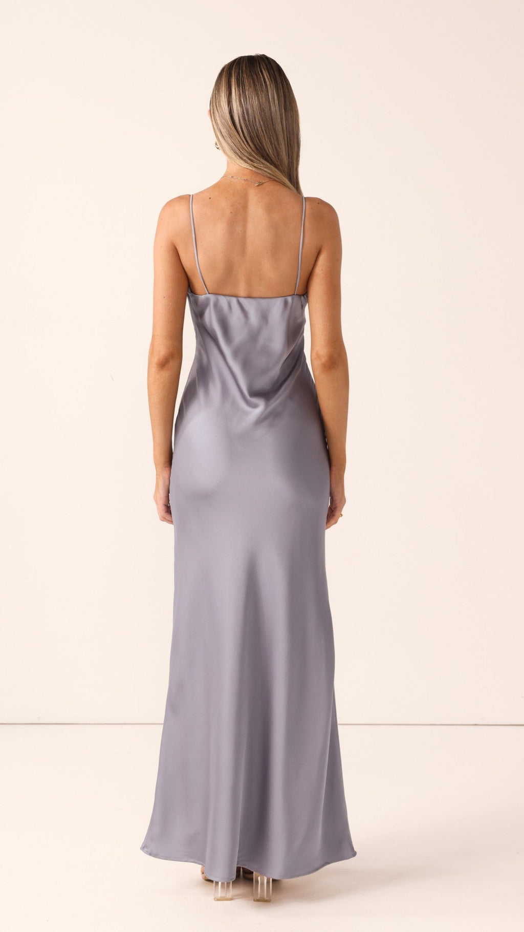 Ziah Maxi Dress - Steel Blue