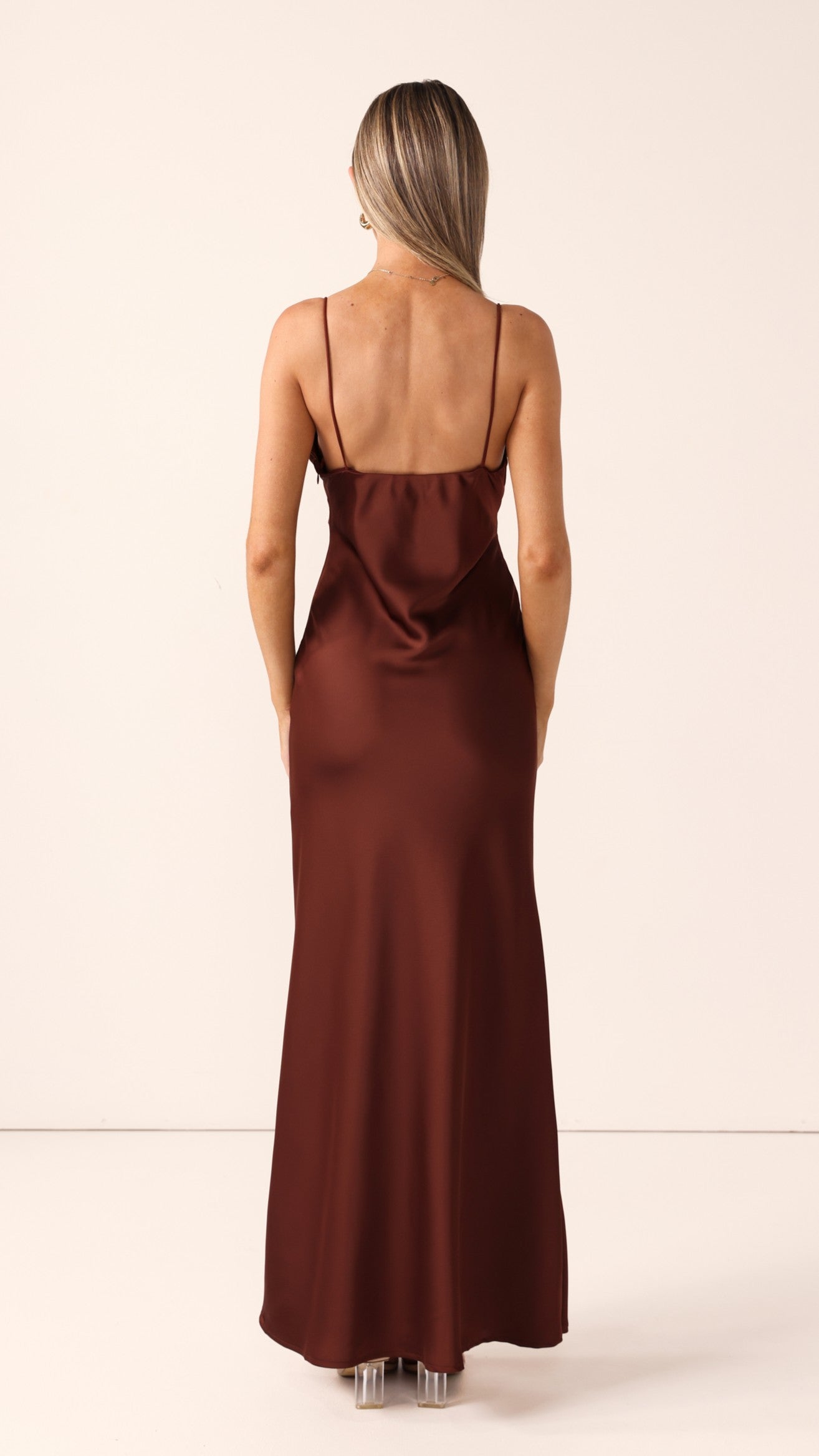 Ziah Maxi Dress - Brown