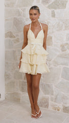 Riana Mini Dress - Yellow