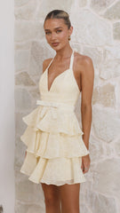 Riana Mini Dress - Yellow