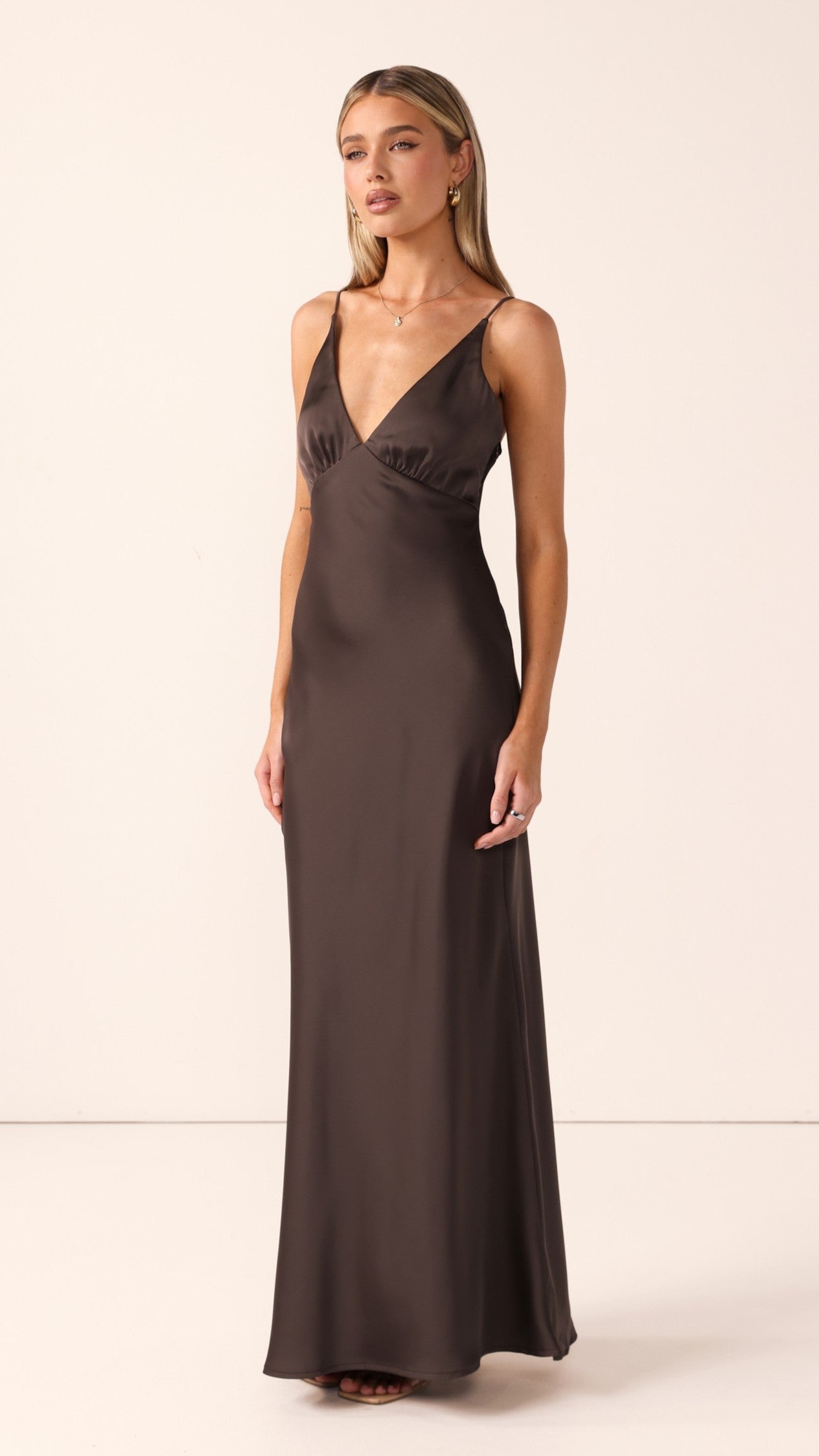 Ziah Maxi Dress - Espresso