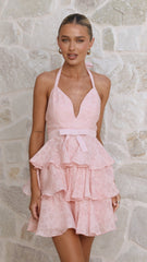 Riana Mini Dress - Blush