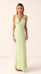 Sofia Maxi Dress - Key Lime