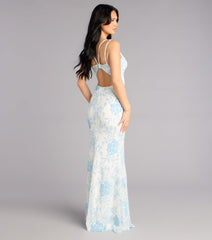 Manisha Floral Mermaid Formal Dress