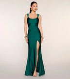 Kaitlin Low Back Slit Mermaid Formal Dress
