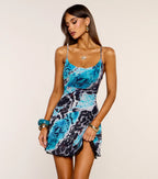 Bold Plans Animal Print A-Line Mini Dress