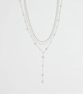 Unforgettable Luxe Rhinestone Pearl Layered Necklace