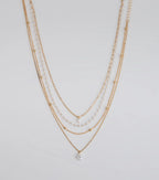 Delicately Chic Pearl Layered Necklace