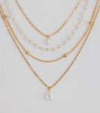 Delicately Chic Pearl Layered Necklace