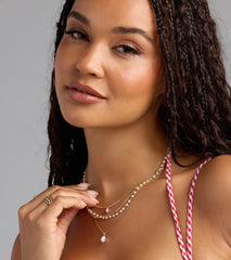 Delicately Chic Pearl Layered Necklace