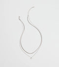 Simple Touch Rhinestone Layered Necklace