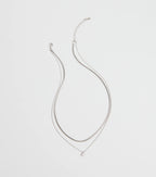 Simple Touch Rhinestone Layered Necklace