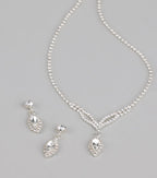 Elegance in Every Drop Necklace and Earrings Set