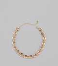 Luxe Statement Chunky Chain Necklace