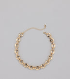 Luxe Statement Chunky Chain Necklace