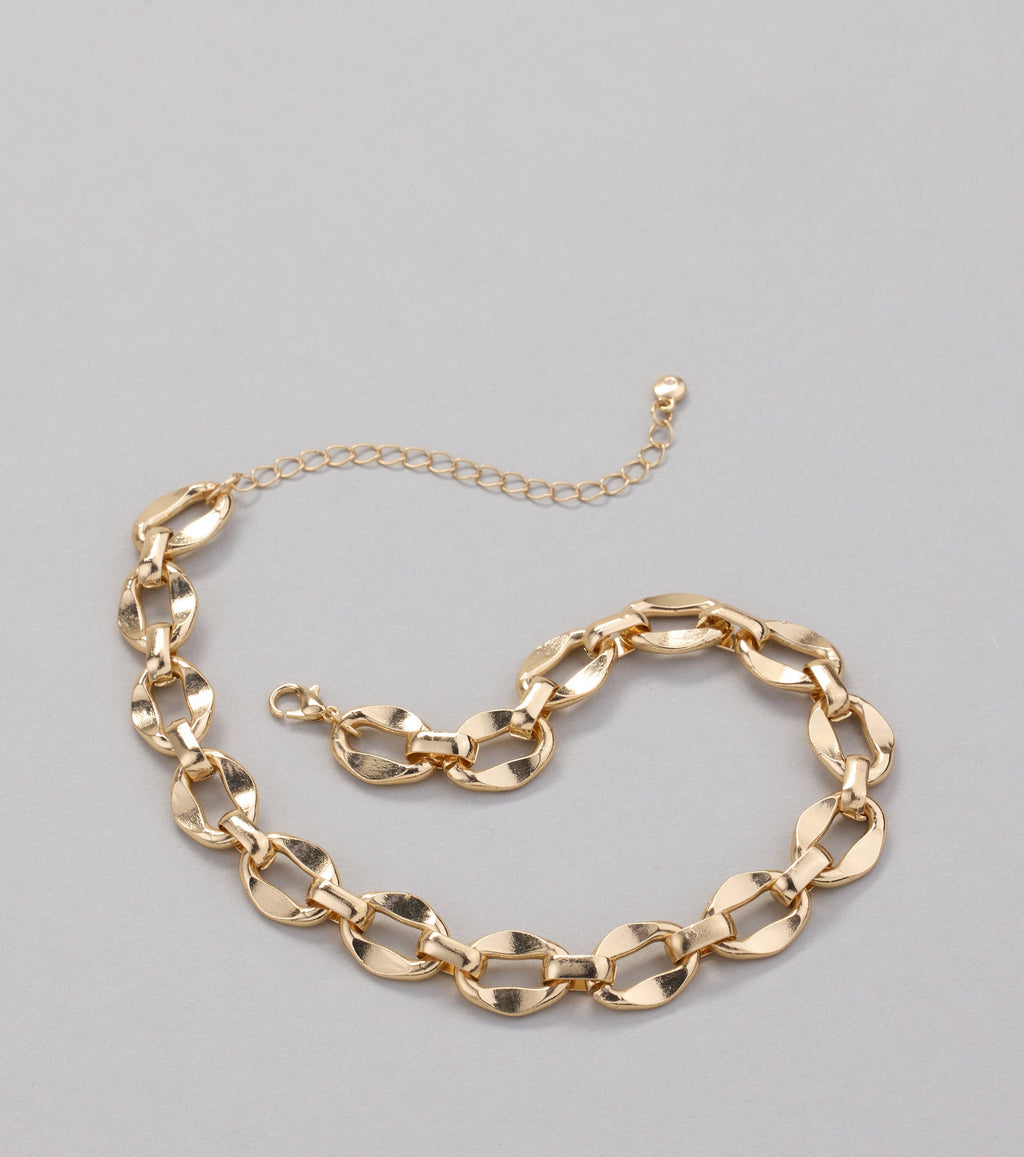Luxe Statement Chunky Chain Necklace