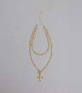 True Grace Layered Cross Necklace