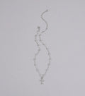 Bless Up Beaded Cross Necklace
