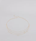 Casual Glamour Faux Pearl Belly Chain