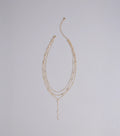 Best Version Rhinestone Layered Necklace