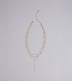 Best Version Rhinestone Layered Necklace
