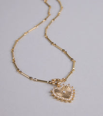 Heartfelt Energy Pendant Chain Necklace