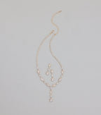 Dazzling Elegance Necklace And Earrings Set