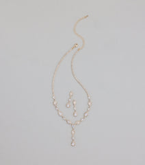 Dazzling Elegance Necklace And Earrings Set