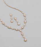 Dazzling Elegance Necklace And Earrings Set