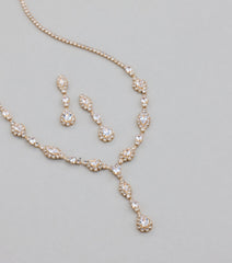 Dazzling Elegance Necklace And Earrings Set