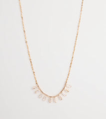 Instant Elevation Cubic Zirconia Charm Necklace