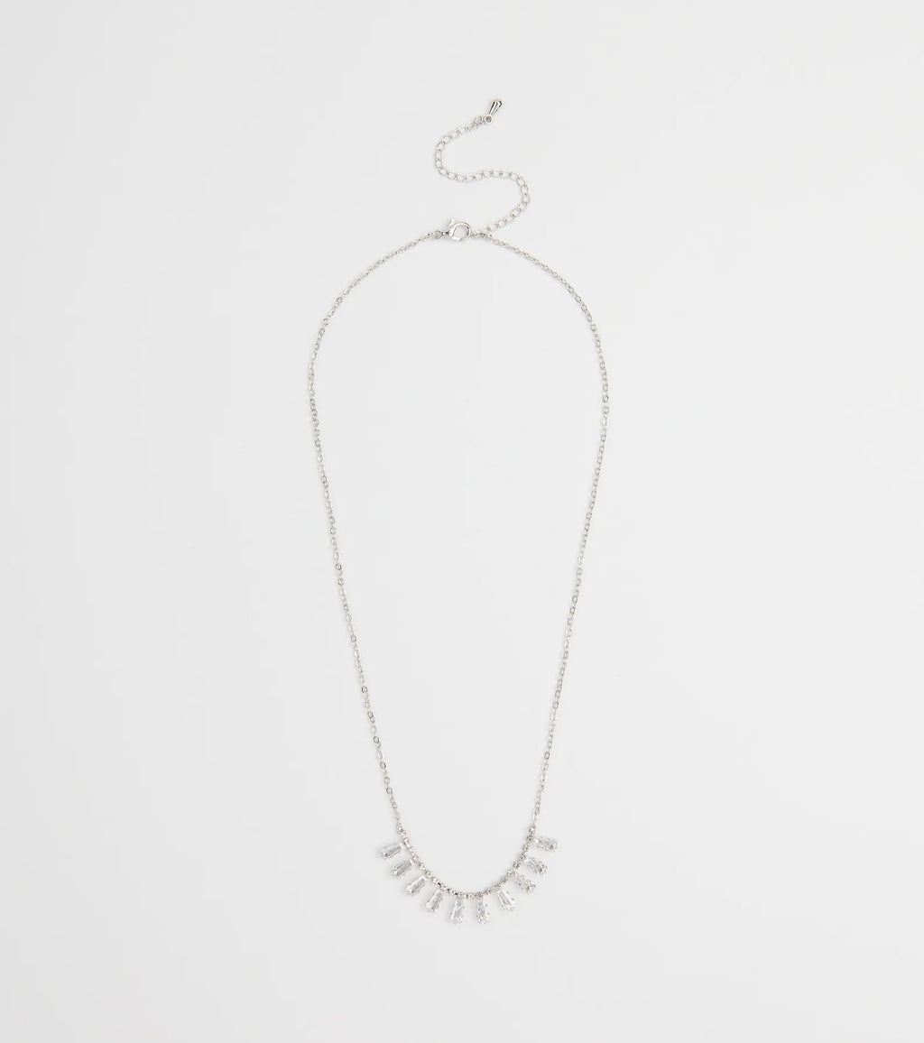 Instant Elevation Cubic Zirconia Charm Necklace